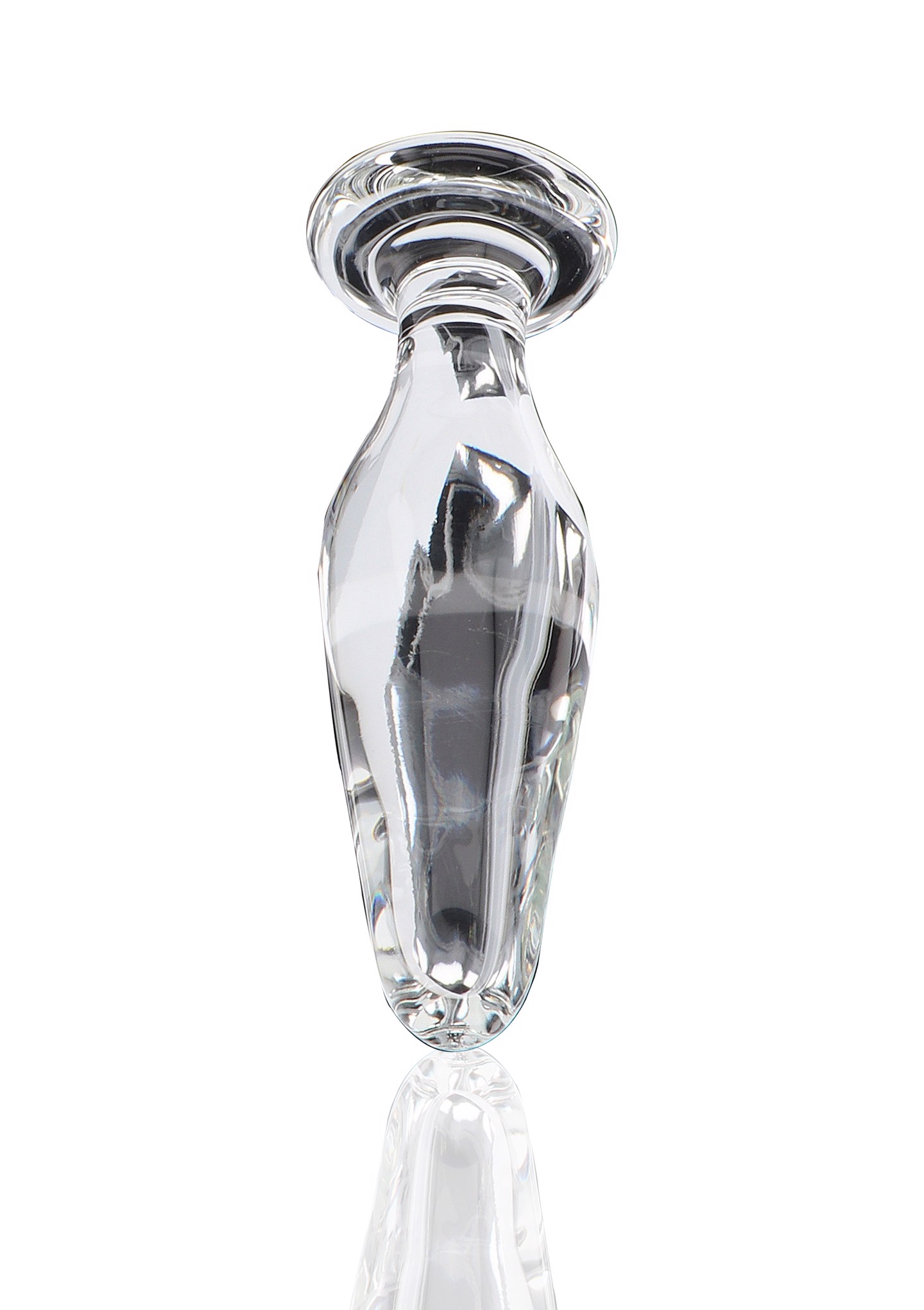 Пробка анальна зі скла ToyJoy Glass Worxx Star Sparkler прозора