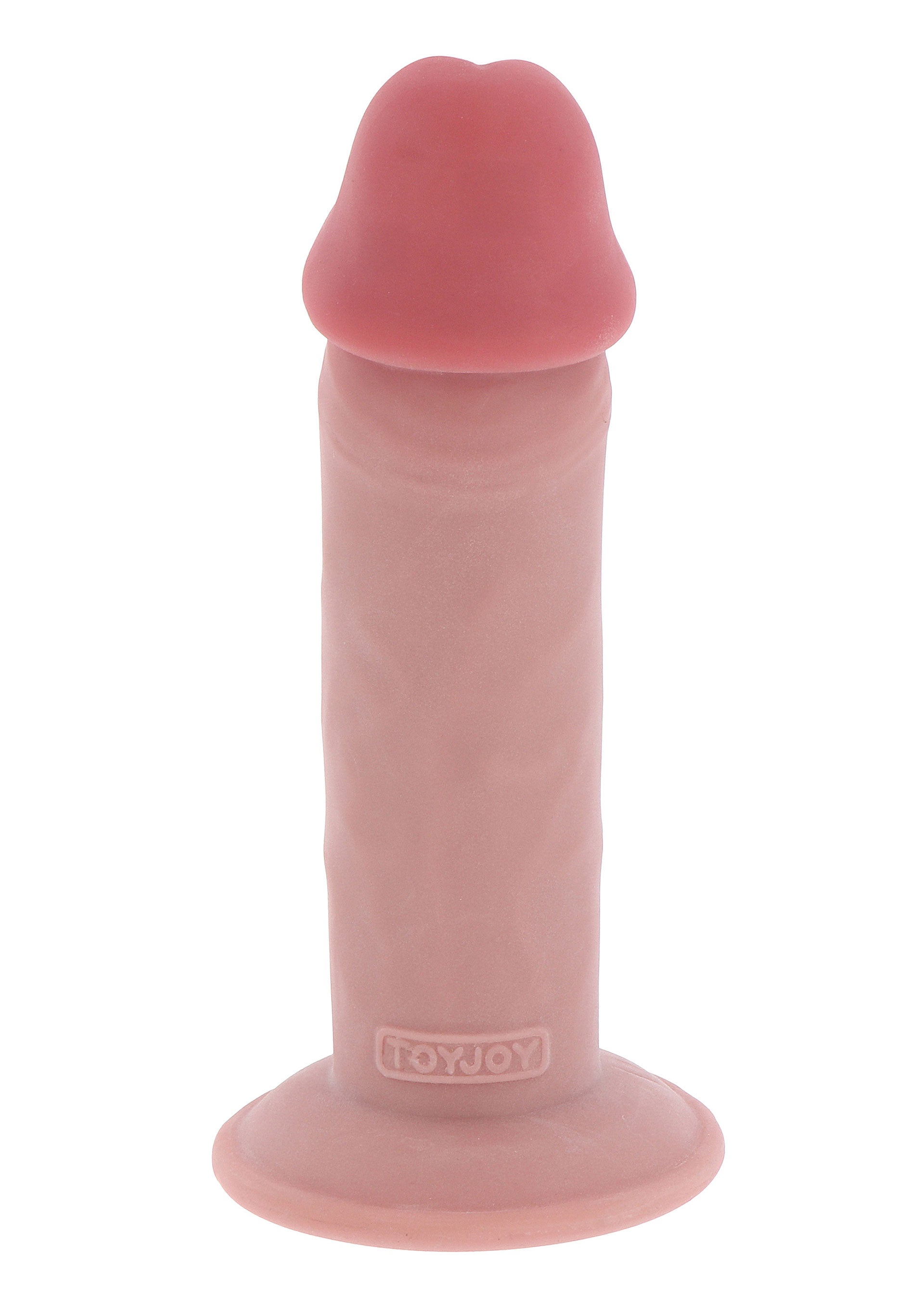 Фаллоимитатор реалистичный на присоске TOY JOY Deluxe Dual Density, 18 × 4,5 см
