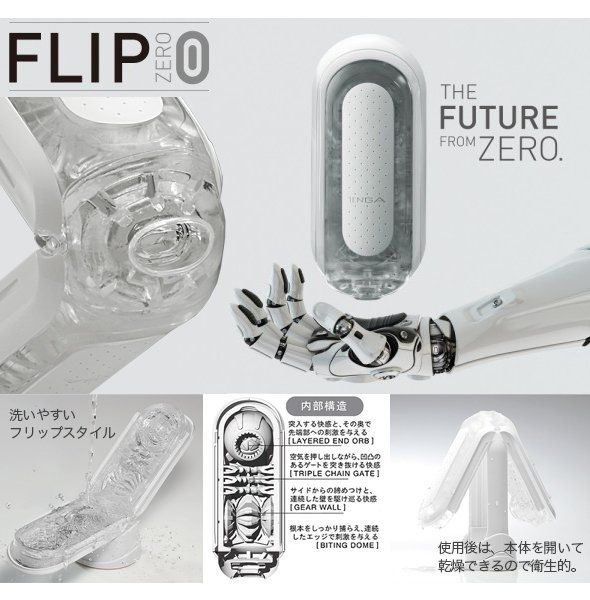Мастурбатор Tenga - Flip Zero 0 White