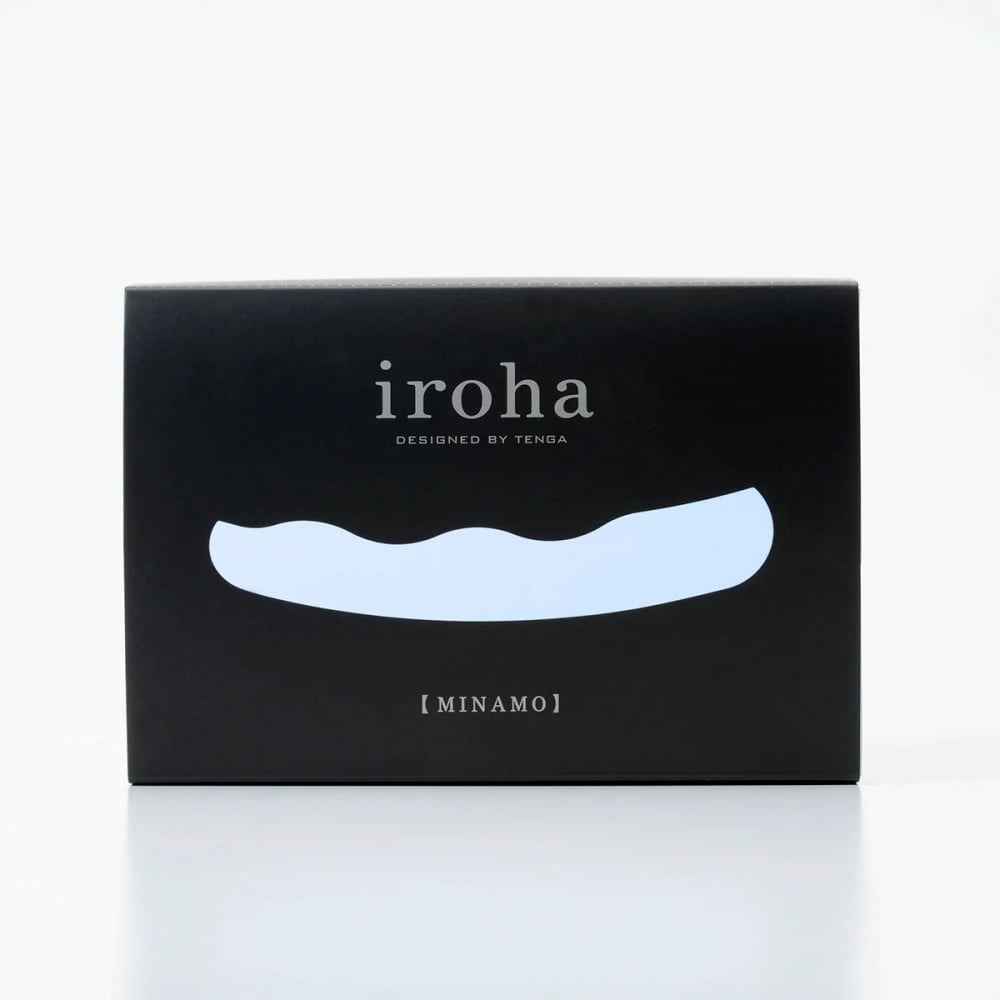 Вібратор рельєфний Iroha Minamo Tenga, медичний силікон, блакитний