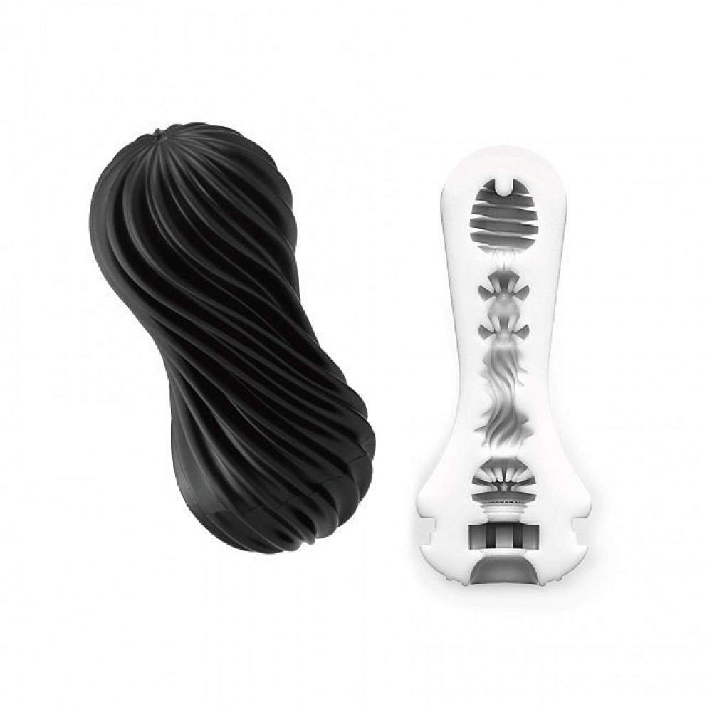 Мастурбатор Tenga Flex Rocky Black 17,6 x 7,3 см