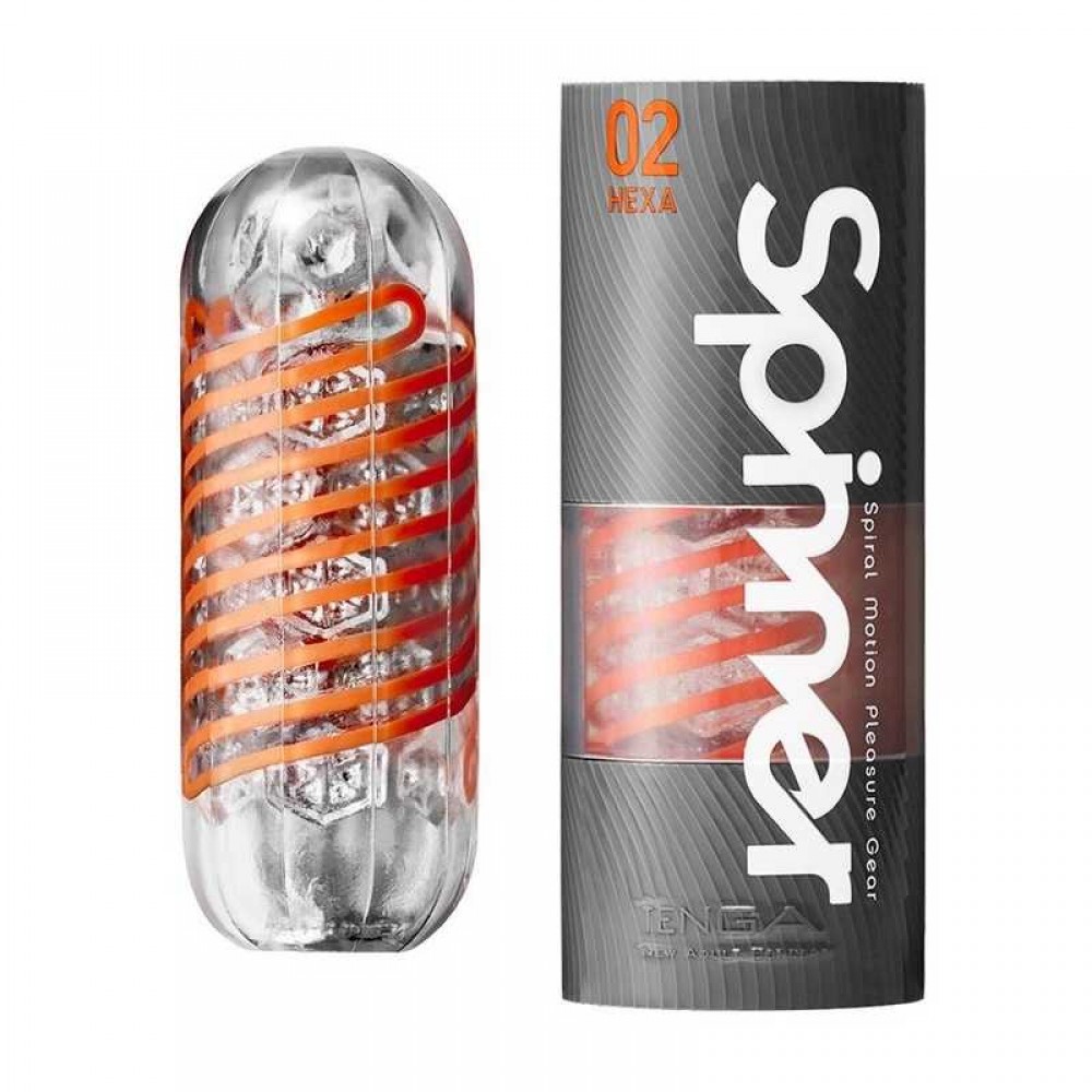 Мастурбатор спіральний 02 Tenga Spinner Masturbator Hexa 13х4. 5 см