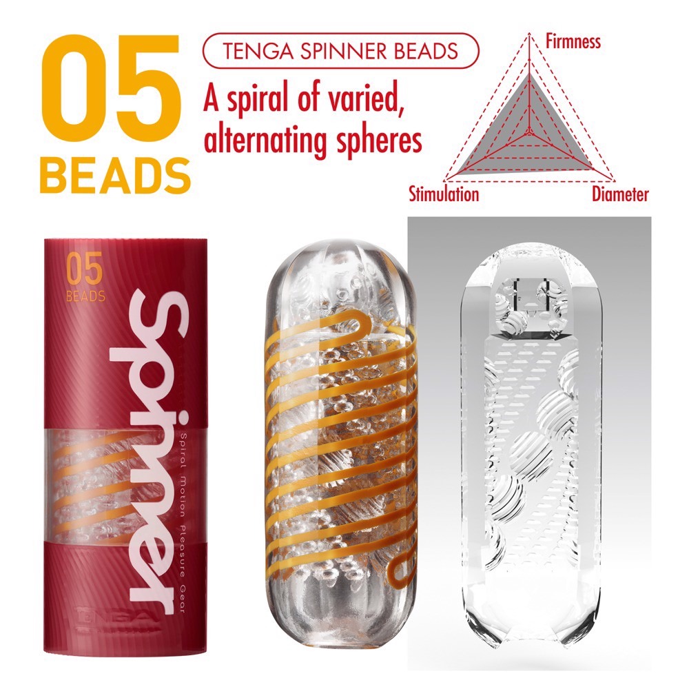Mастурбатор спіральний 05 Tenga Spinner Masturbator Beads