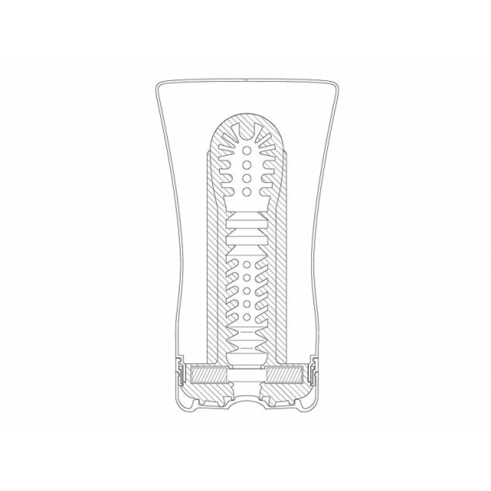 Мастурбатор Tenga Soft Tube Cup з реалістичним ефектом глибокого мінету