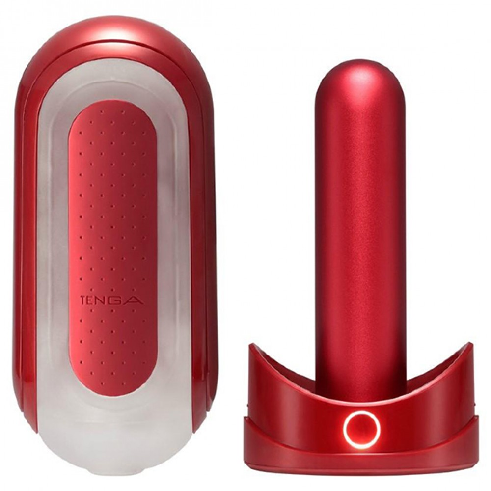 Эксклюзивный набор Мастурбатор с нагревом FLIP 0(ZERO) RED & WARMER SET