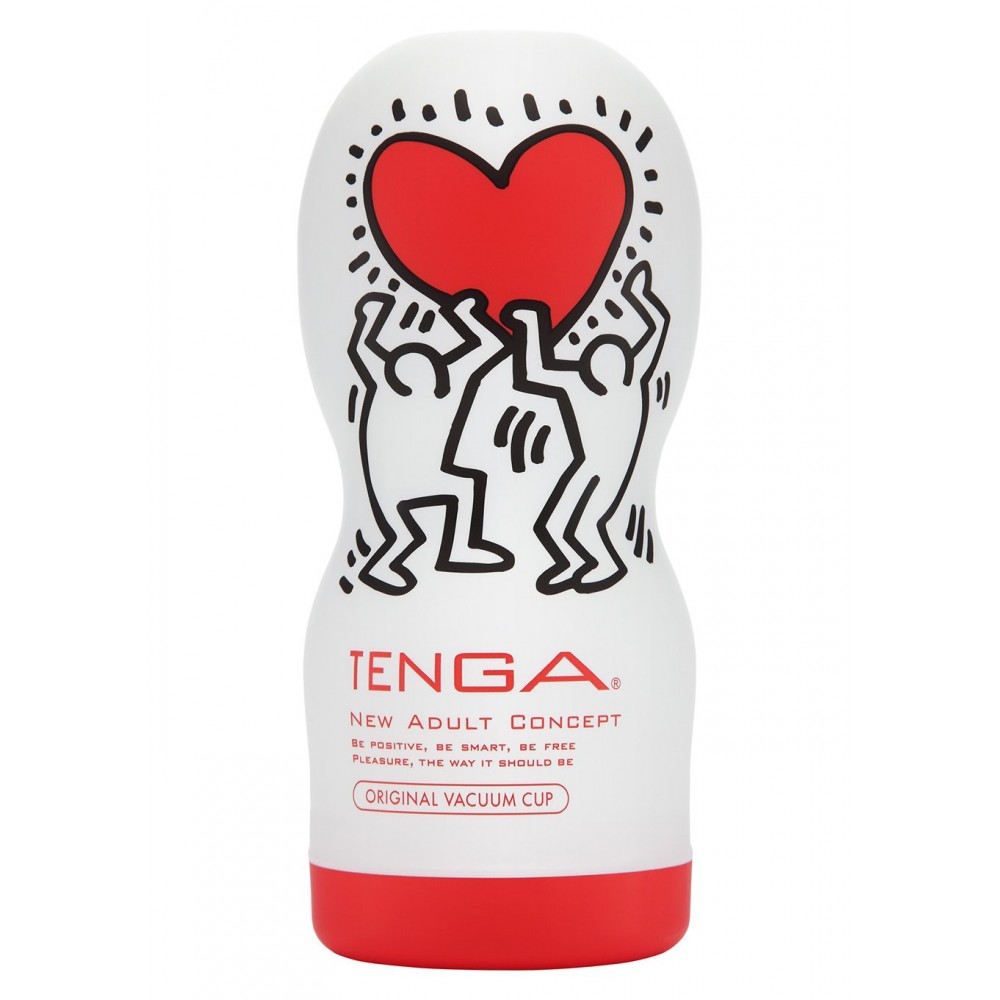Мастурбатор в колбі tenga KEITH HARING ORIGINAL vacuum CUP