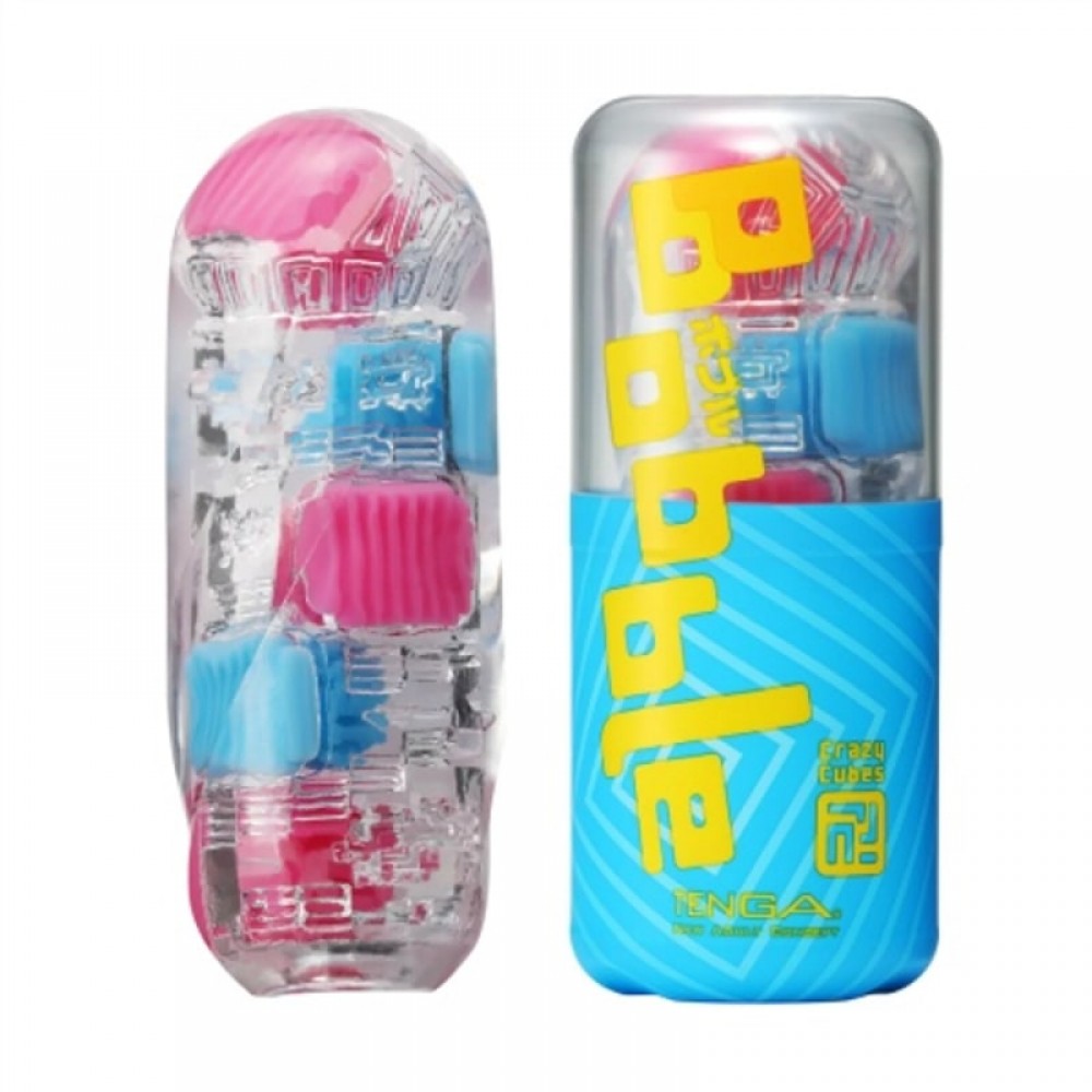 Мастурбатор со стимулирующими шариками TENGA Bobble Crazy Cubes