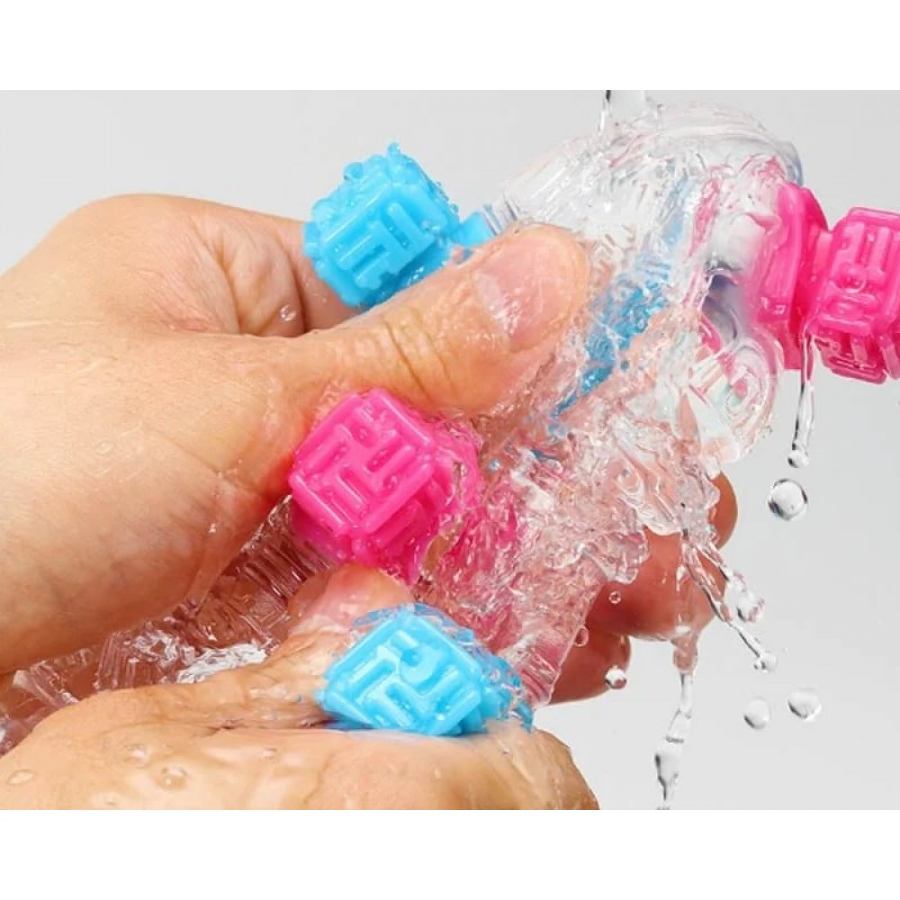 Мастурбатор со стимулирующими шариками TENGA Bobble Crazy Cubes