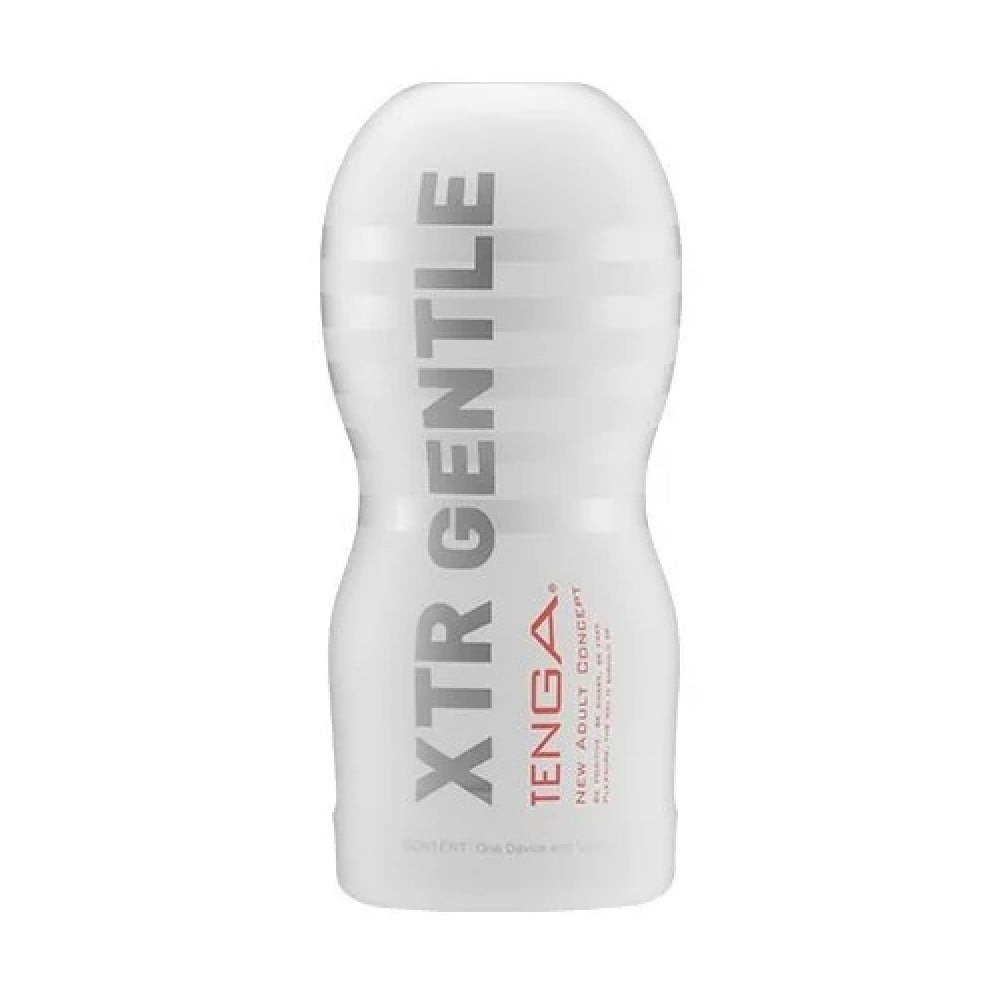 Мастурбатор у колбі рельєфний Tenga Original Xtra Gentle, білий