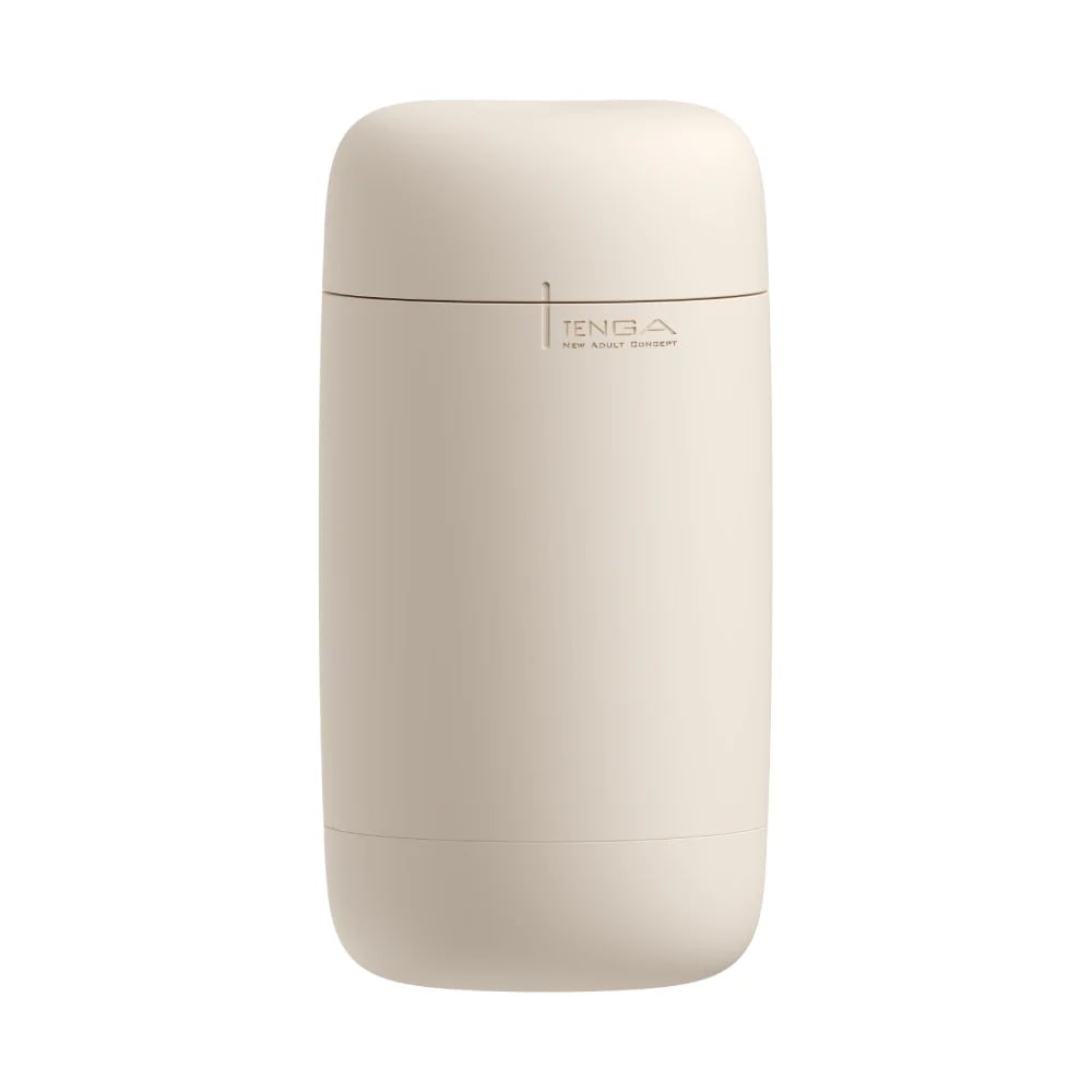 Мастурбатор нереалистичный Tenga Puffy Latte Brown, рельефный, бежевый