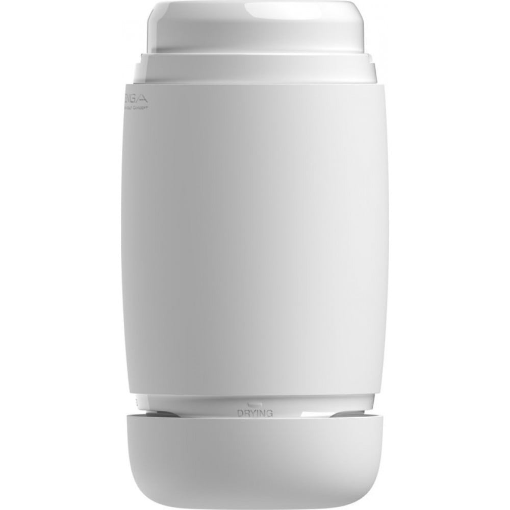 Мастурбатор нереалистичный Tenga Puffy Sugar White, рельефный, бежевый