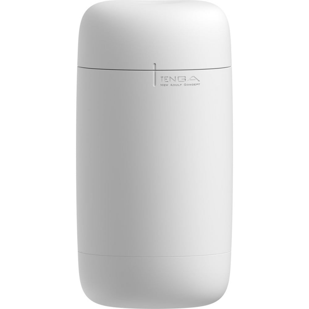 Мастурбатор нереалистичный Tenga Puffy Sugar White, рельефный, бежевый