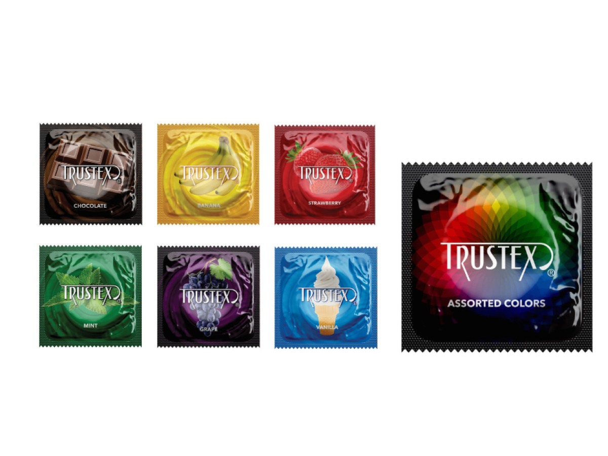 Презерватив Trustex Mint з ароматом та смаком м'яти (ціна за 1 шт.)