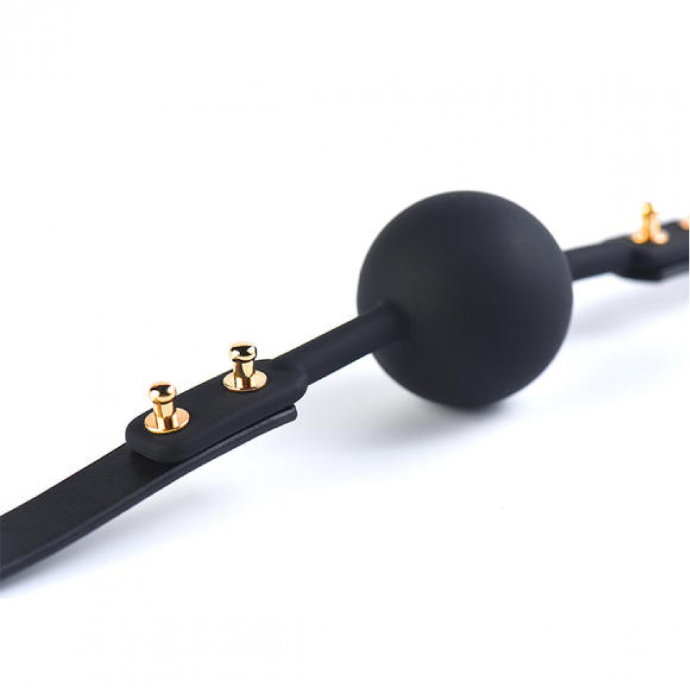 Кляп із кулькою силіконовий Solid Medium Ball Gag UPKO