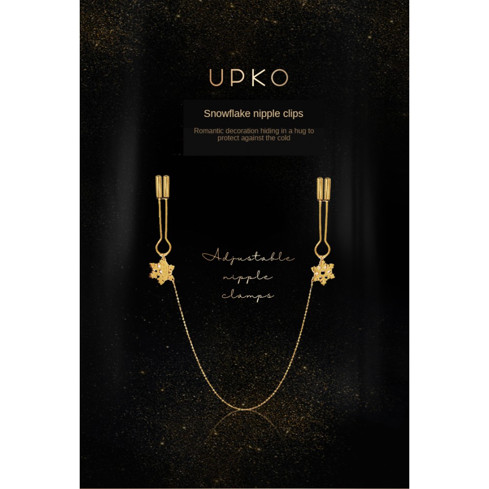 Зажимы на соски UPKO Снежинки