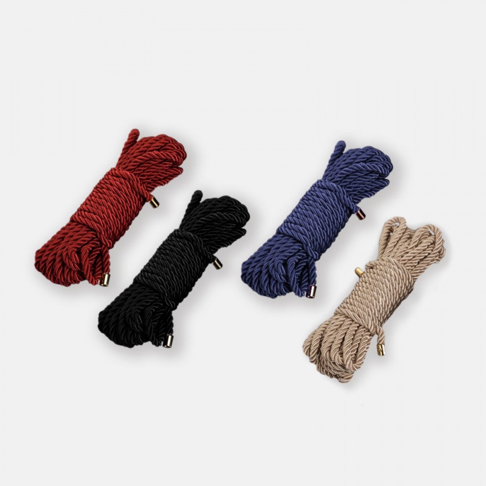 Веревка для бондажа премиальная UPKO Restraint Bondage Vope золотая, 10 м