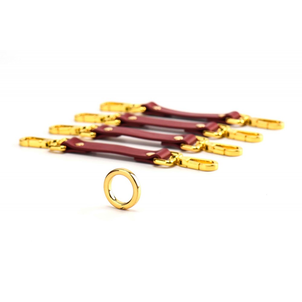 Набір BDSM Валіза Бажаний червоний шкіряний Kinky Tools Set UPKO