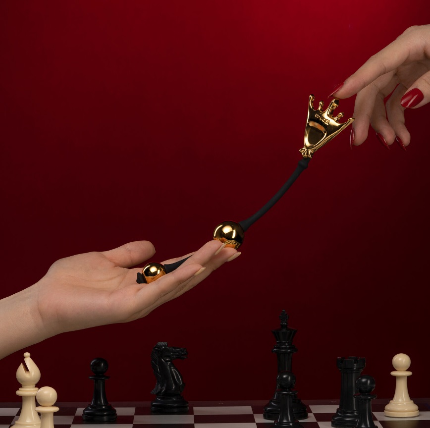 Вагінальні кульки Корольова (Ферзь) з колекції Шахи, UPKO The Chess Collection-Queen
