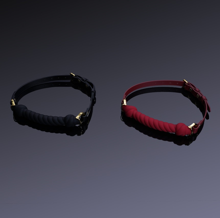 Кляп в форме жгута UPKO Desire for Mouth Bondage Collection, черный