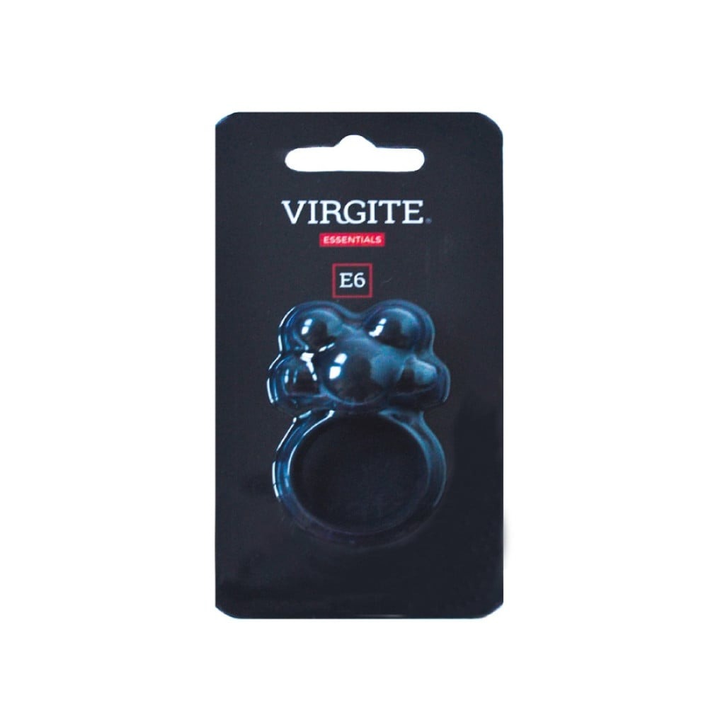 Ерекційне віброкільце Virgite E6 чорне