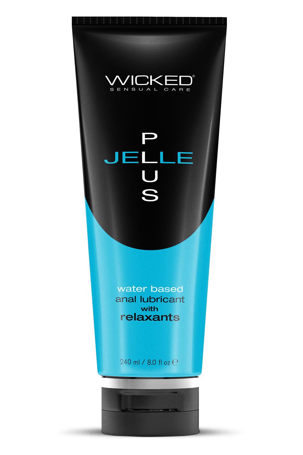 Анальне мастило розслаблююче WICKED JELLY PLUS для анального сексу, 240 мл