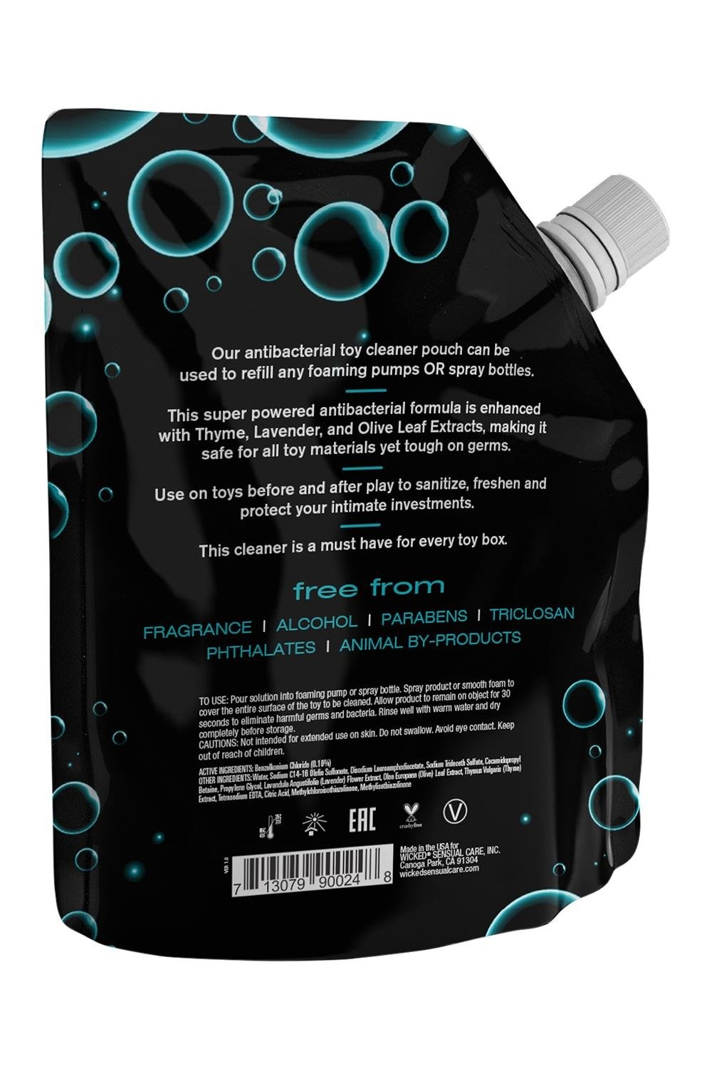 Очищувач для іграшок Wicked Sensual Care Foaming, 710 мл