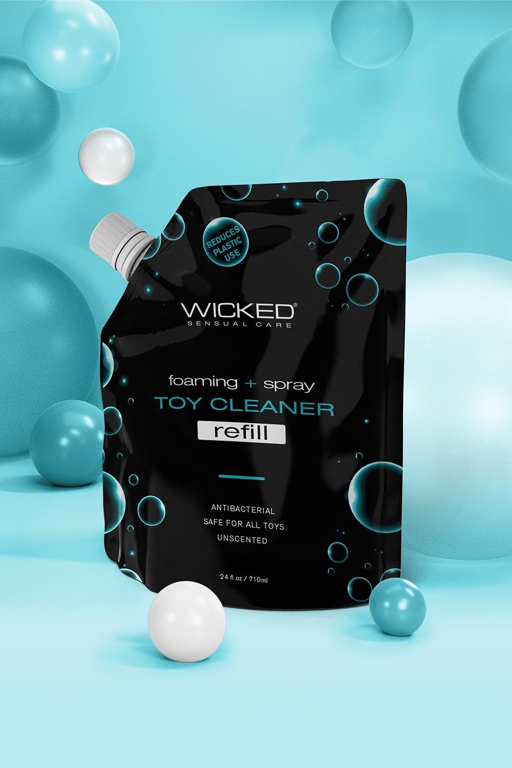 Очищувач для іграшок Wicked Sensual Care Foaming, 710 мл
