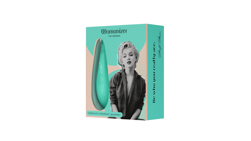 Вакуумний стимулятор клітора Womanizer Marilyn Monroe Mint