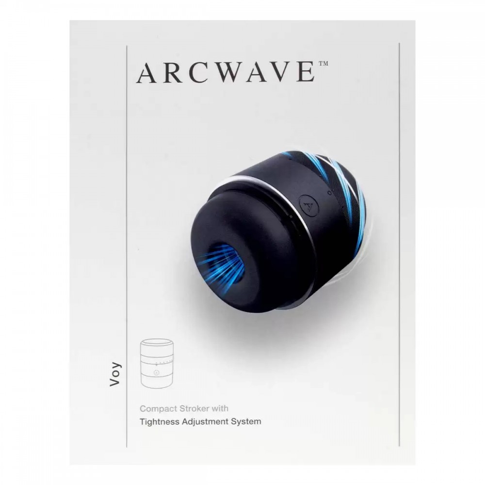 Мастурбатор Arcwave Voy Compact Stroker з унікальною системою регулювання тиску, чорний