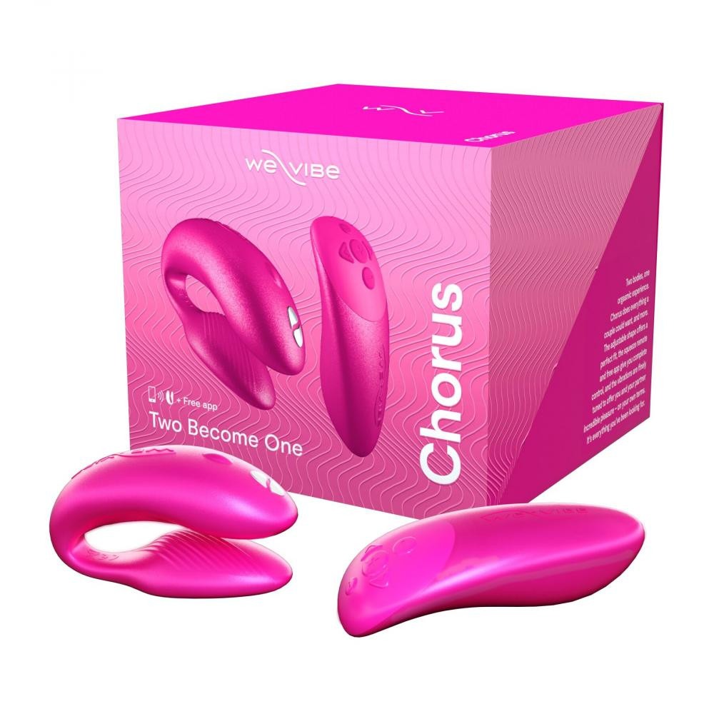 Вібромасажер для пар We-Vibe Chorus, Pink