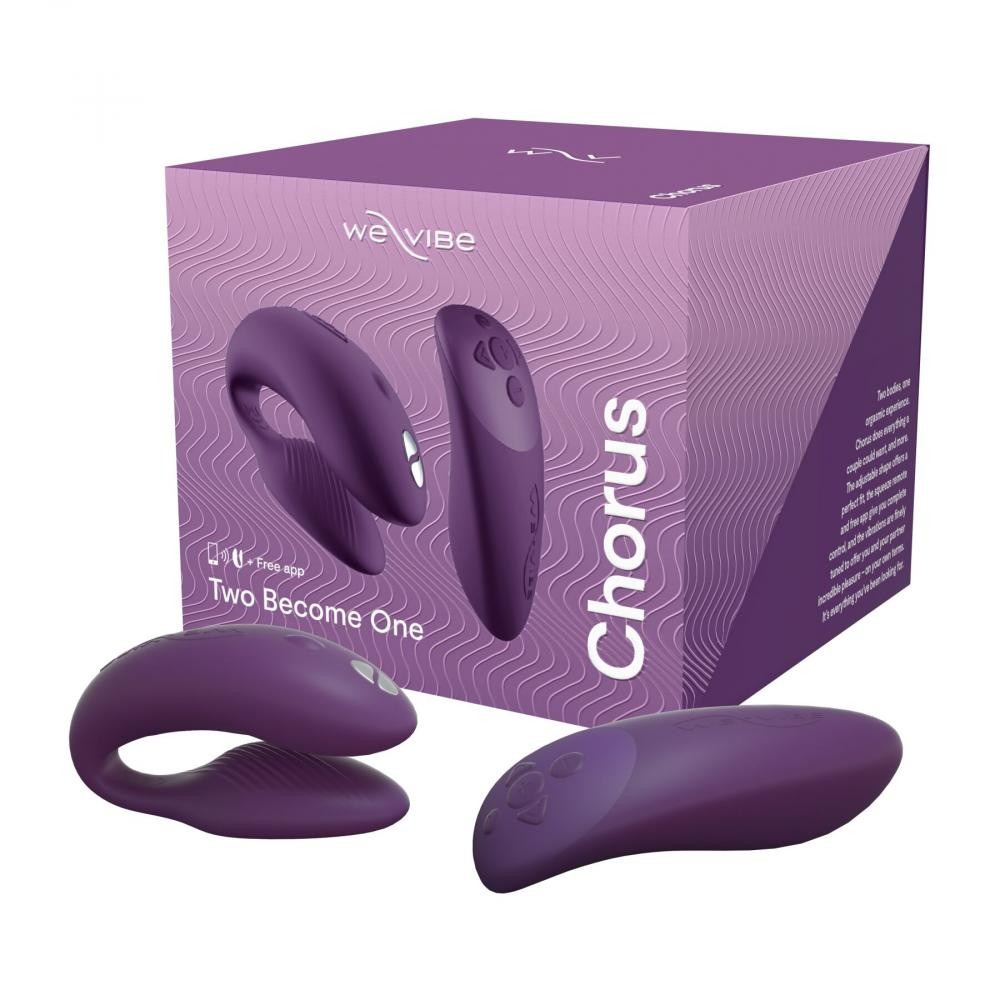 Вібромасажер для пар We-Vibe Chorus, Purple