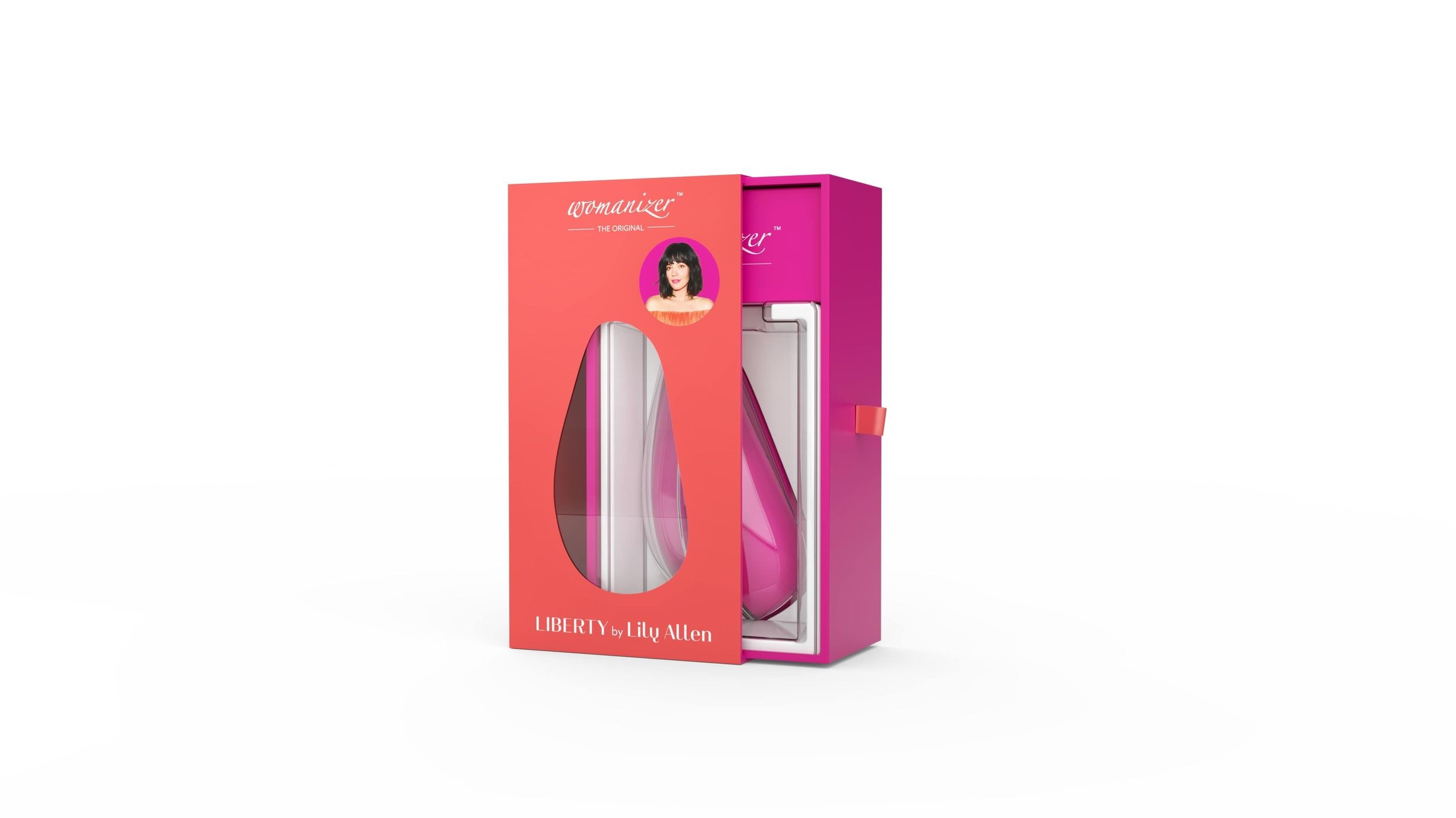 Безконтактний клітор стимулятор Womanizer Liberty by Lily Allen Rebellious Pink