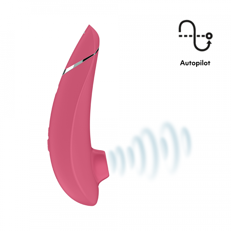 Безконтактний вакуумний кліторальний стимулятор Womanizer Premium 2 малиновий