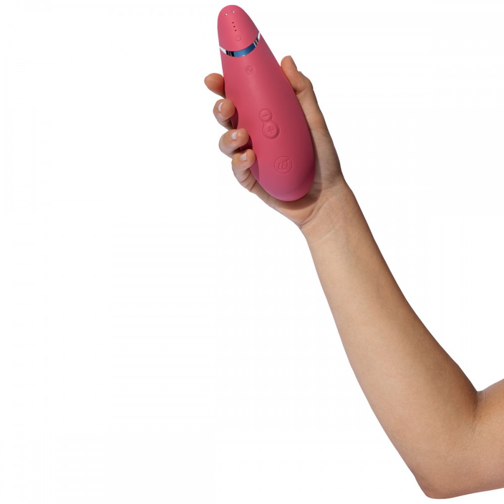 Безконтактний вакуумний кліторальний стимулятор Womanizer Premium 2 малиновий