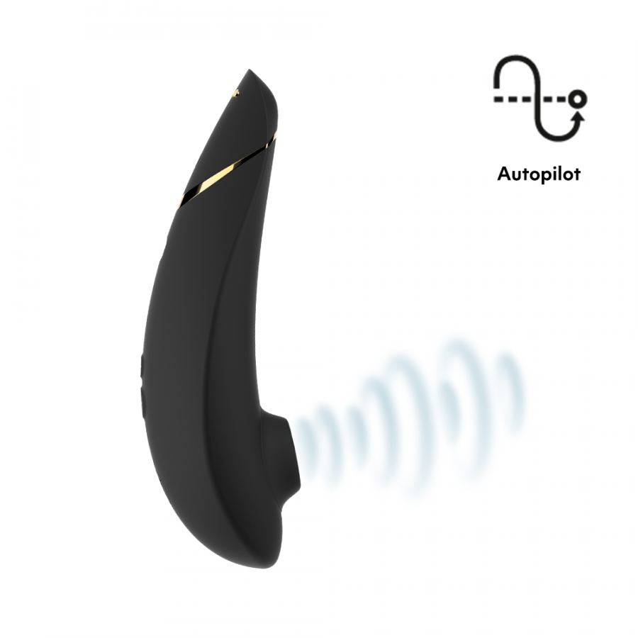 Безконтактний вакуумний кліторальний стимулятор Womanizer Premium 2 чорний