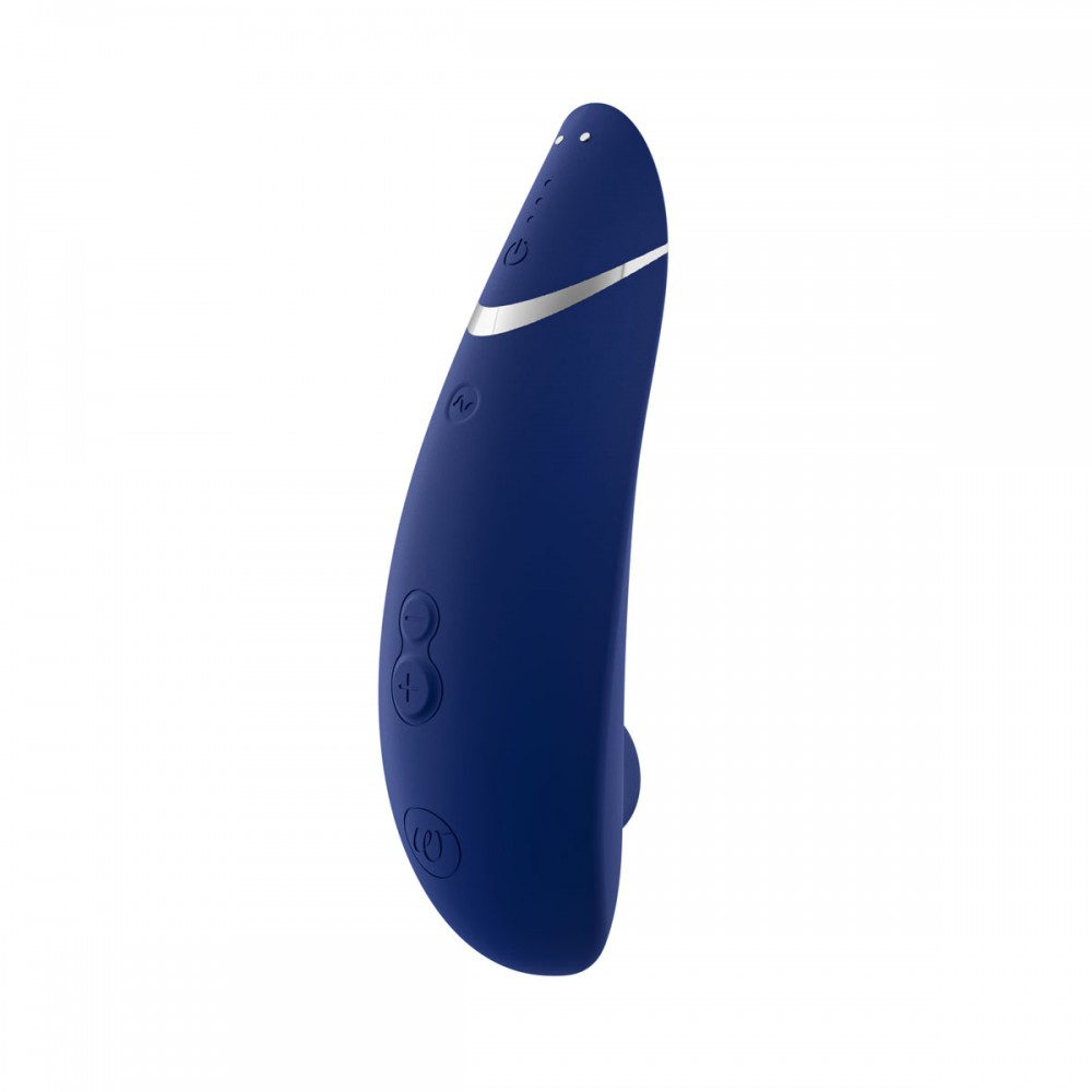 Безконтактний вакуумний кліторальний стимулятор Womanizer Premium 2 синій
