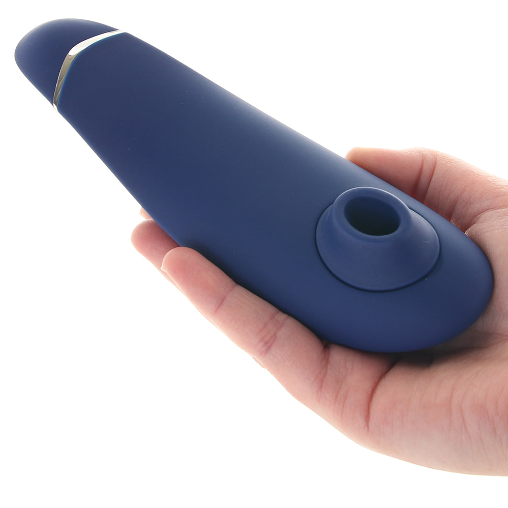 Безконтактний вакуумний кліторальний стимулятор Womanizer Premium 2 синій