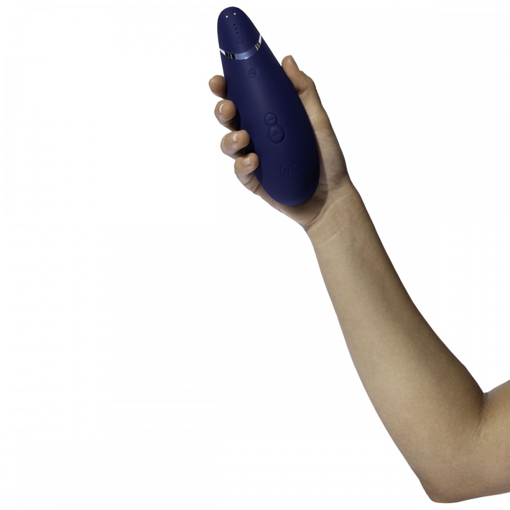 Безконтактний вакуумний кліторальний стимулятор Womanizer Premium 2 синій
