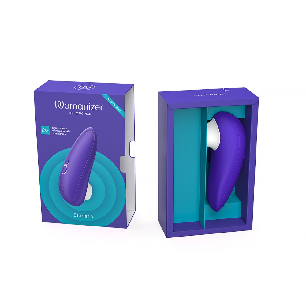 Вакуумний кліторальний стимулятор Womanizer Starlet 3 Indigo