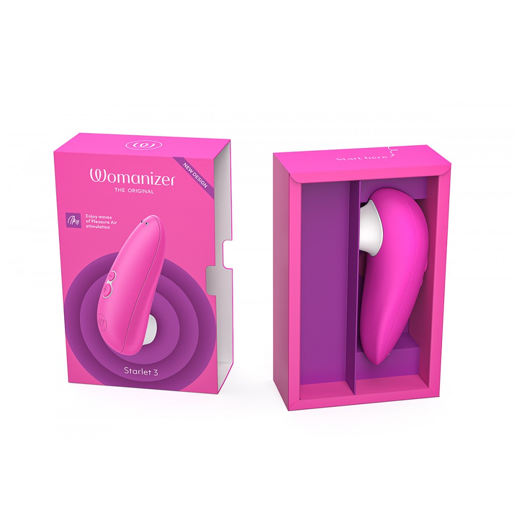 Вакуумний кліторальний стимулятор Womanizer Starlet 3 Pink