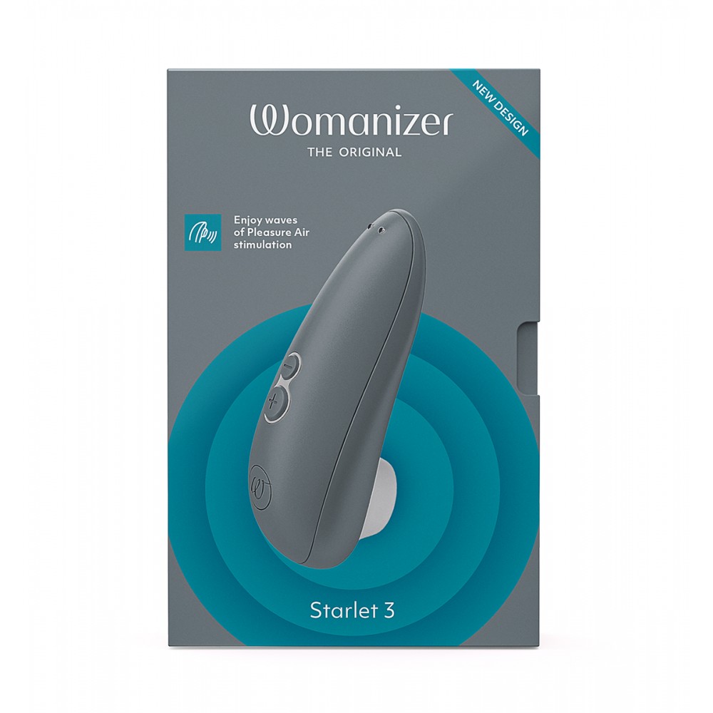 Вакуумний кліторальний стимулятор Womanizer Starlet 3 Gray