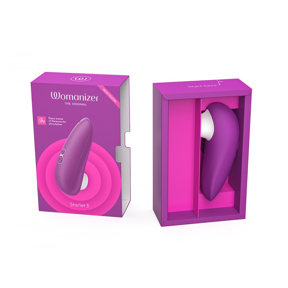 Вакуумний кліторальний стимулятор Womanizer Starlet 3 Violet