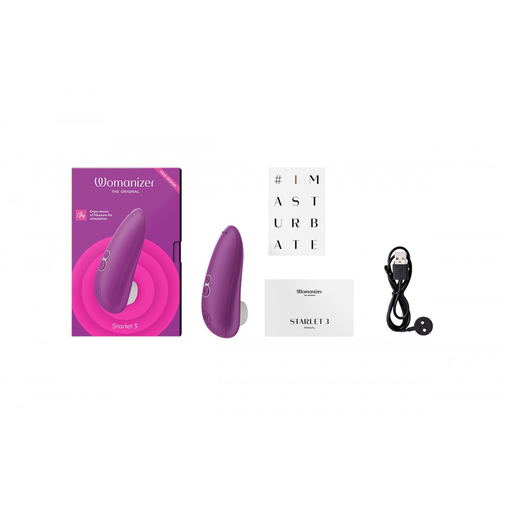 Вакуумний кліторальний стимулятор Womanizer Starlet 3 Violet