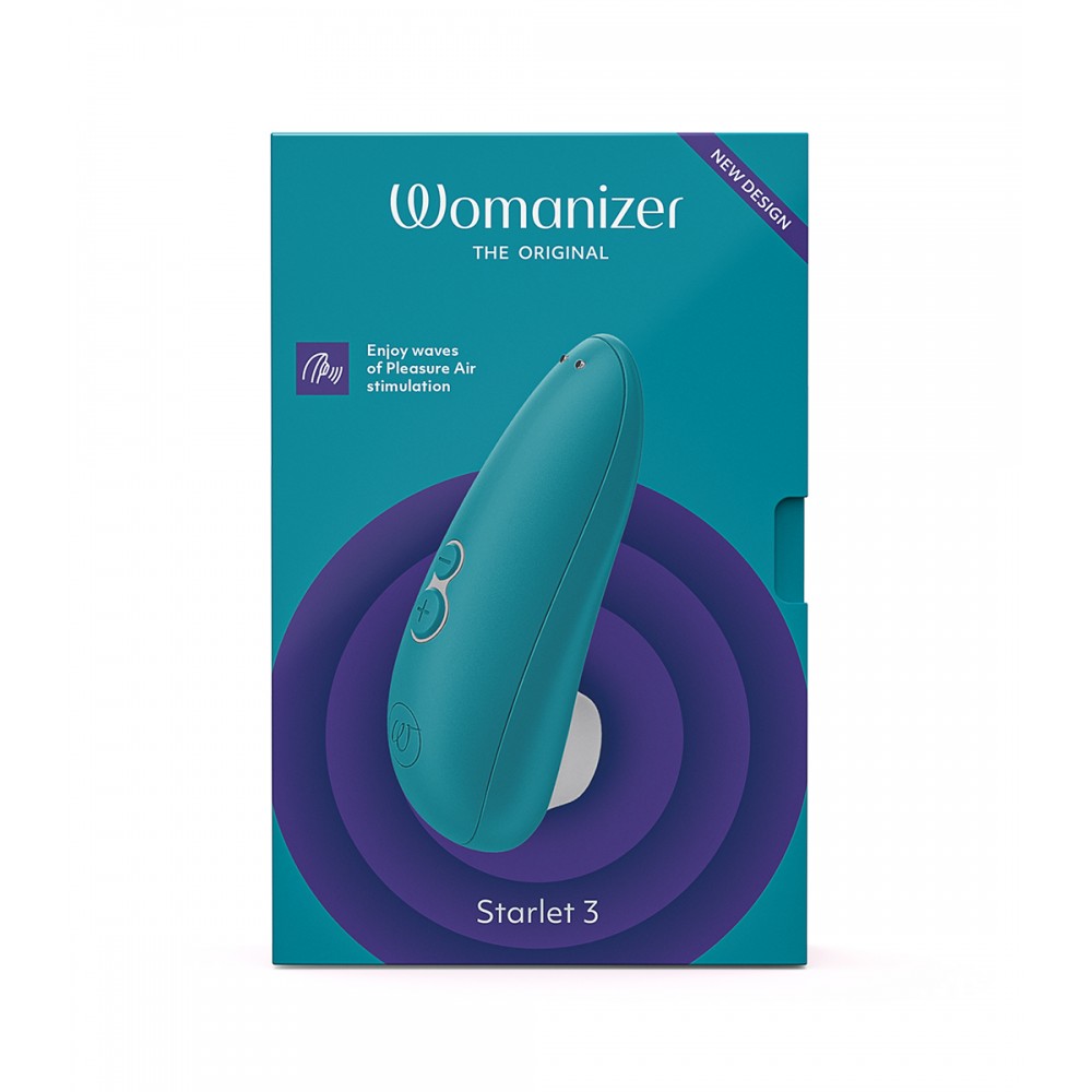 Вакуумний кліторальний стимулятор Womanizer Starlet 3 Turquoise