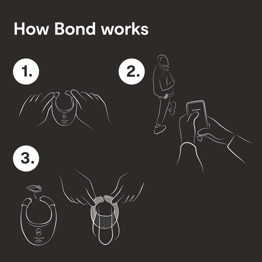 Ерекційне віброкільце WE-VIBE Bond з управлінням додатком і пультом