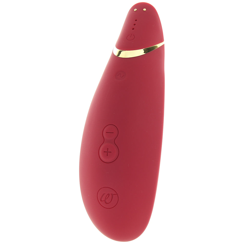 Безконтактний вакуумний кліторальний стимулятор Womanizer Premium 2 бордовий
