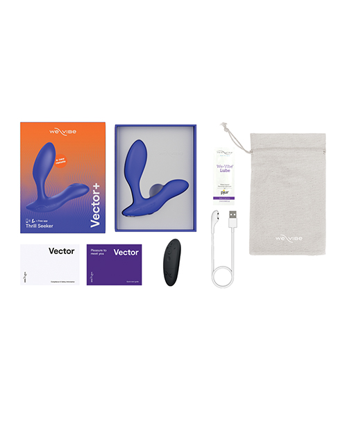 Массажер простаты WE-VIBE Royal Blue+ с пультом управления