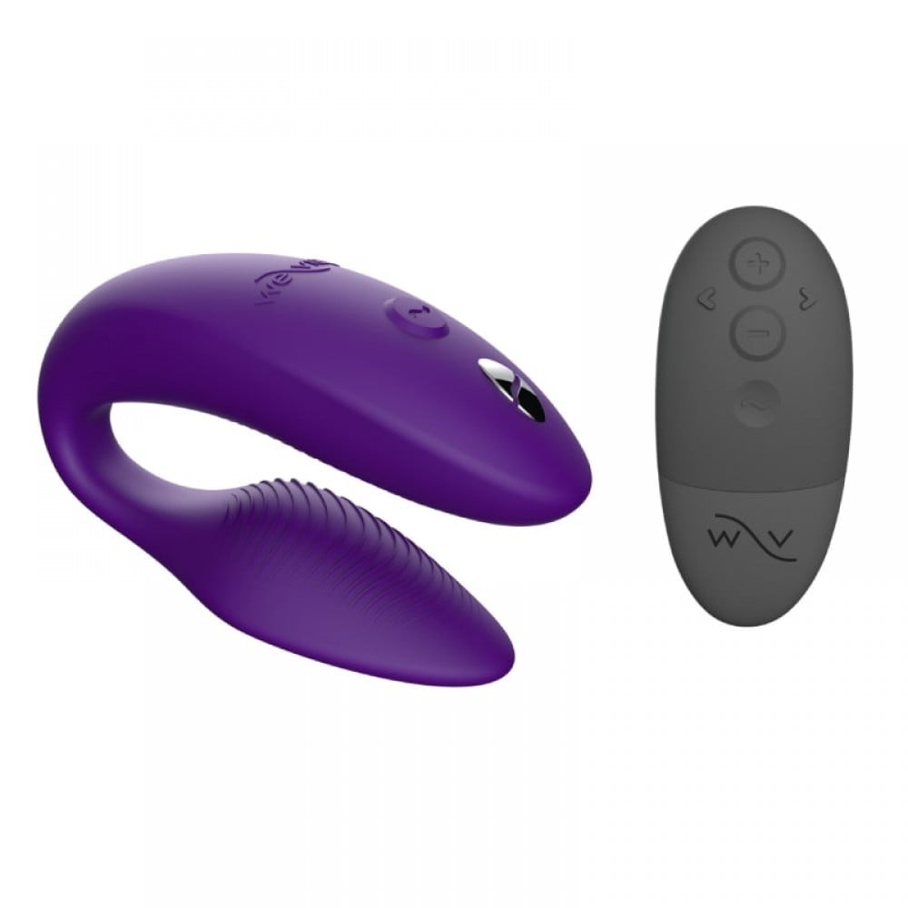 Инновационный смарт вибратор We Vibe Sync 2 Purple для пары, фиолетовый