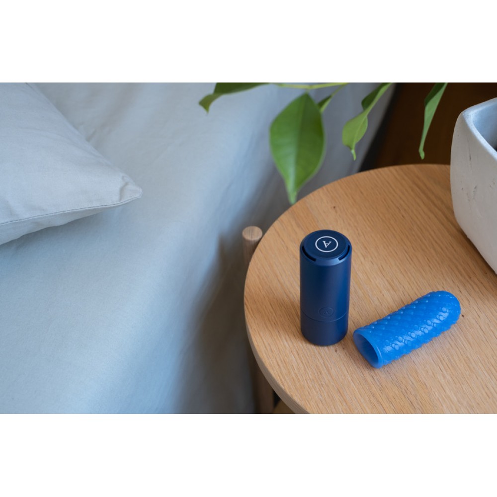 Мастурбатор-міні двосторонній синій Arcwave Ghost On Counter з чохлом для зберігання