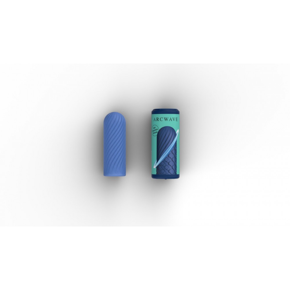 Мастурбатор-міні двосторонній синій Arcwave Ghost On Counter з чохлом для зберігання